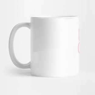 Love Goes On, pink Mug